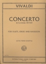 Concerto g minor RV103 for flute, oboe and bassoon parts