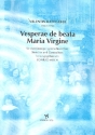 Vesperae de beata Maria Virginis fr gem Chor, Streicher und Bc Partitur