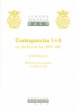 Contrapunctus 1 und 9 aus BWV1080 fr 2 Trompeten, Horn, Posaune und Tuba,   Partitur und Stimmen
