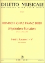 Mysterien-Sonaten fr Violine und Bc Nr.1-16 (Setausgabe DM1237-1239)