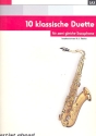 10 klassische Duette fr 2 gleiche Saxophone Spielpartitur