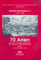 70 Arien Band 3 fr hohe Singstimme, 2 Violinen und Bc Partitur