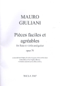 Pices faciles et agrables op.74 for flute (violon) and guitar