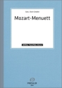 Mozart-Menuett fr 2 Flten (at) und Gitarre Spielpartitur
