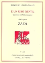 E un riso gentil dall'opera Zaza fr Tenor und Klavier