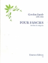 4 Fancies for flute and string trio score and parts