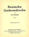 Deutsche Liedermrsche Band 1 fr Blasorchester Tenorsaxophon
