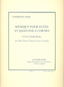 Flautarchia musique pour flute, 2 violons, alto et violoncelle partition et parties