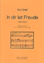 In dir ist Freude 3 Konzertstze fr Trompete (B/C) und Orgel