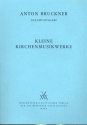 Kleine Kirchenmusikwerke 1835-1892  Dirigierpartitur