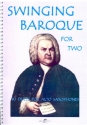 Swinging Baroque for two for 2 alto saxophones score
