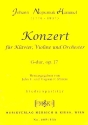 Konzert G-Dur op.17 fr Klavier, Violine und Orchester Studienpartitur