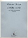 Sonate à deux für Orgel 4-händig