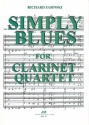 Simply Blues for 4 clarinets score and parts