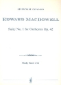 Suite Nr.1 op.42 fr Orchester Studienpartitur