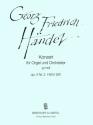 Konzert g-Moll op.4,3 HWV291 fr Orgel und Orchester Partitur