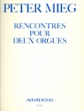 Rencontres für 2 Orgeln Partitur