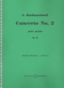 Konzert c-Moll Nr.2 op.18 fr Klavier und Orchester Partitur