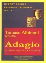 Adagio  für Trompete und Harfe (Klavier)
