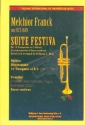 Suite festiva fr 10 Trompeten in 2 Chren, Streichorchester und bc Partitur und Stimmen