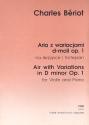 Air with Variations d minor op.1 for violin and piano