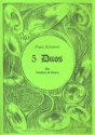 5 Duos fr Violine und Horn Partitur und Stimmen