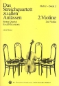 Das Streichquartett zu allen Anlssen Band 2 fr Streichquartett Violine 2
