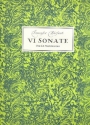 6 Sonate op.2 per la flauto traversiera col basso Faksimile London 1728