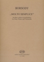MOLTO SEMPLICE FOR FLUTE, GUITAR AND CELLO SCORE AND PARTS