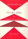 Piano Trio no.2 for violin, cello and piano score and parts