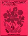 SONGS FOR CHILDREN FOR CHILDREN CHORUS, RESONATOR BELLS AND PIANO,  SCORE