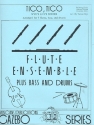 Tico tico for 5 flutes, bass and drums score and parts