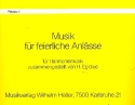 Musik fr feierliche Anlsse: fr Blasorchester Posaune 1 in C