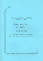 Concertino e-Moll MWV9,30 fr 2 VL, OblL. Cembalo (VA, VC AD LIB.),  Partitur