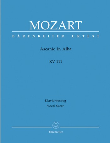 Ascanio in Alba KV111 Klavierauszug (dt/ital)
