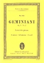 Concerto grosso g-Moll op.3,2 fr 2 Violinen, Viola, Violoncello und Streicher Studienpartitur