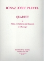 Quartett Es-Dur fr Flte, 2 Klarinetten und Fagott Partitur und Stimmen