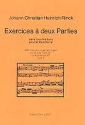 exercices a deux parties dans tous les tons vol.2 pour piano