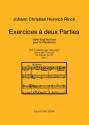 Exercices a deux parties dans tous les tons vol.1  pour piano