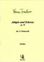Adagio und Scherzo op.50 fr 12 Violoncelli Partitur