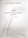 Air r majeur BWV1068  pour piano