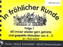 In frhlicher Runde Bd.1: 60 Melodien fr Blasorchester 1. Stimme in Es