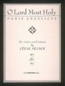Panis Angelicus for medium voice and piano (G major, la/en)