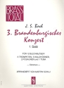 Brandenburgisches Konzert Nr.3 (1. Satz) fr 6 Trompeten, 3 Hrner, 2 Posaunen und Tuba,   Stimmen