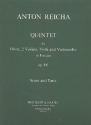 Quintett F-Dur op.107 fr Oboe, 2 Violinen, Viola und Violoncello Partitur und Stimmen