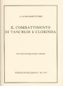 Il combattimento di Tancredi e Clorinda für 4 Singstimmen und Instrumente,  Klavierauszug (it)