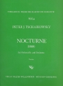 Nocturne fr Violoncello und Streicher Partitur