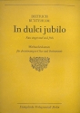 In dulci jubilo Weihnachtskantate fr gem Chor (SAB) und Instrumente Partitur