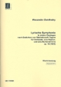 Lyrische Sinfonie op.18 fr Sopran, Bariton und Orchester Klavierauszug (Kopie)