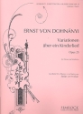 Variationen ber ein Kinderlied op.25 fr 2 Klaviere zu 4 Hnden